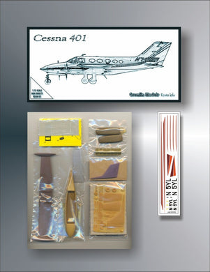 Cessna 401 1/72 Resin Kit by Gremlin