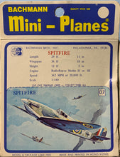 Load image into Gallery viewer, Bachmann Mini Planes #07 British Spitfire 1/140  1970&#39;s Issue