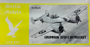 Grumman XF5F-I Skyrocket 1/72 by Merlin Models