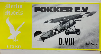 Fokker E.V  D.VIII  1/72 by Merlin Models