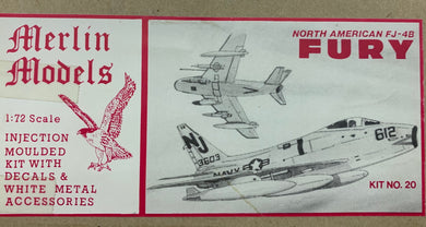 North American FJ-4B FURY 1/72 by Merlin Models