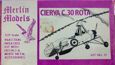 Cierva C.30 Rota 1/72 by Merlin Models