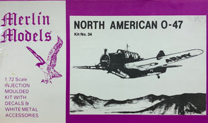 North American O-47   1/72 by Merlin Models