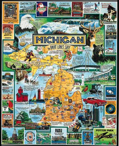 Best of Michigan - 1000 Piece Jigsaw Puzzle 127