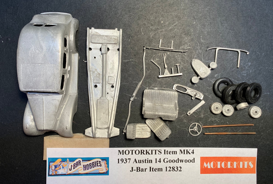 Austin 1937 14 Goodwood 1/43 White Metal Kit by Motorkits