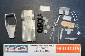 MG TD 1951 White Metal Kit by Motorkits