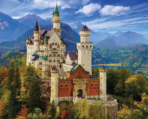 Neuschwanstein Castle 1000 Piece Jigsaw Puzzle #1335