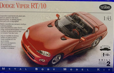 Dodge Viper RT/10 Unassembled Metal body kit with plastic parts  1/43 Scale