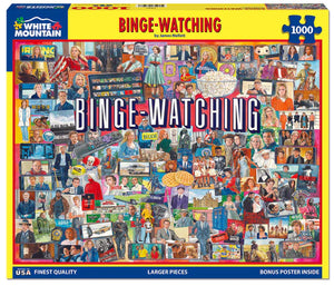 Binge-Watching - 1000 Piece Jigsaw Puzzle 1761