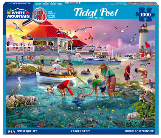 Tidal Pool Seek & Find  - 1000 Piece Jigsaw Puzzle 1793