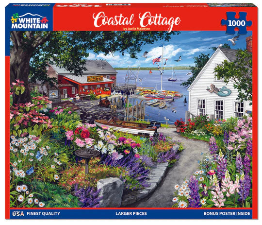 Coastal Cottage - 1000 Piece Jigsaw Puzzle 1798