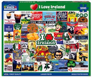 I Love Ireland - 1000 Piece Jigsaw Puzzle 1774