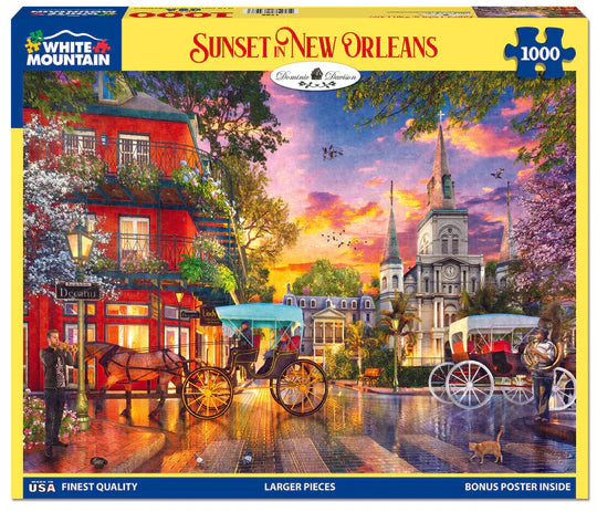 Sunset in New Orleans - 1000 Piece Jigsaw Puzzle 1782