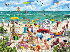 Beach Day - Seek & Find  - 1000 Piece Jigsaw Puzzle 1401