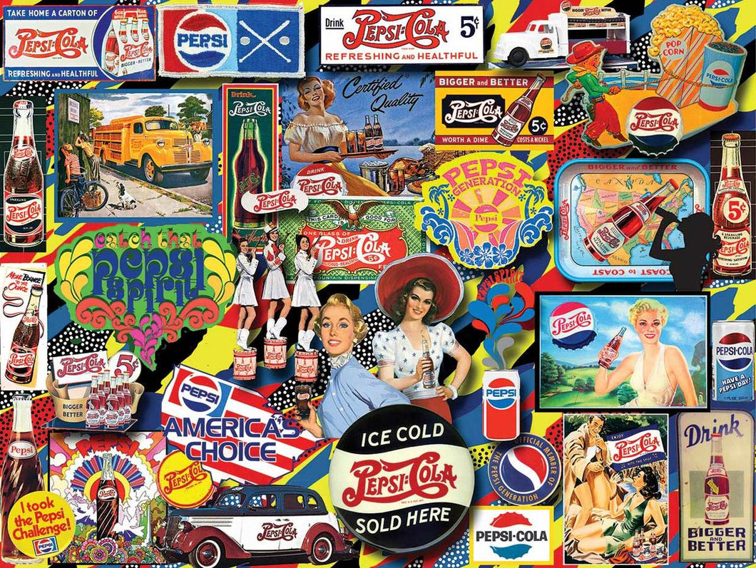 Vintage Pepsi - 1000 Piece Jigsaw Puzzle #1436