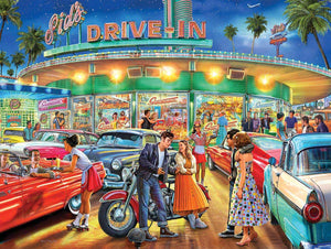 American Drive-In- 1000 Piece Jigsaw Puzzle 1450