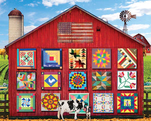 Barn Quilts - 1000 Piece Jigsaw Puzzle 1470
