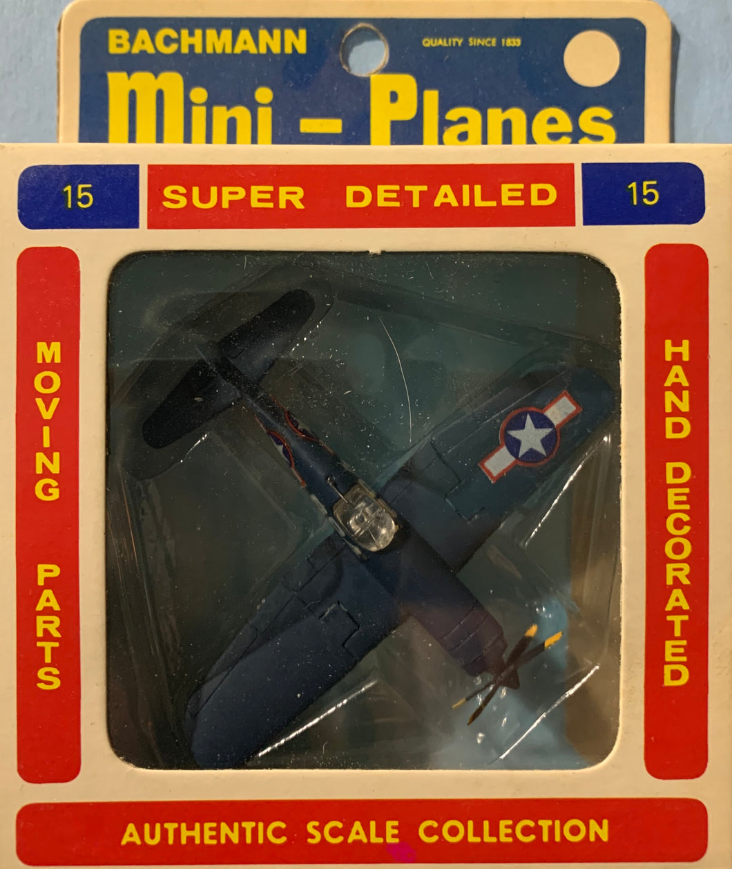 Bachmann Mini Planes #15 Corsair F-4U 1/160  scale