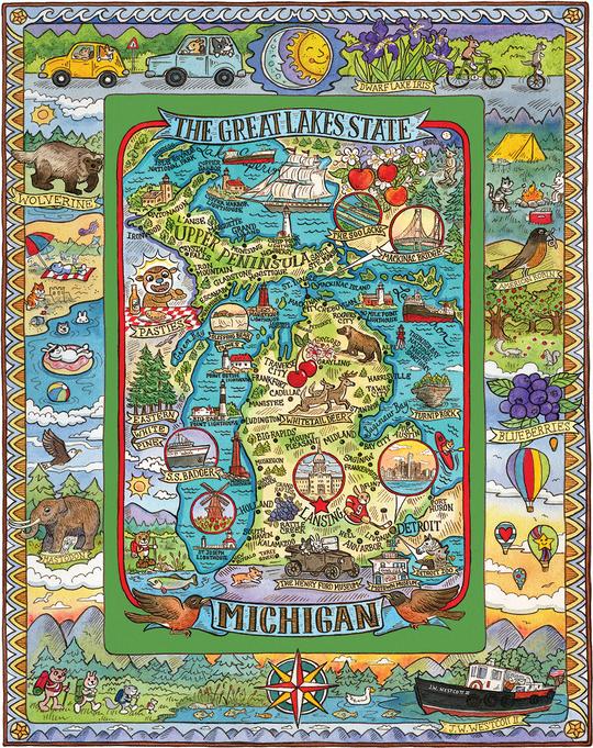 Michigan - 1000 Piece Jigsaw Puzzle #1511