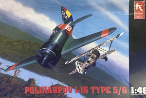 Polikarpov I-16 Type 5/6  1/48 Scale