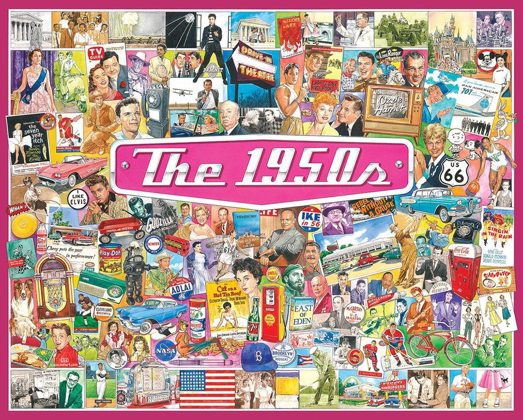 The 1950's - 1000 Piece Jigsaw Puzzle #1536