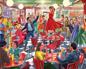 Dancing At The Diner - 1000 Piece Jigsaw Puzzle 1622