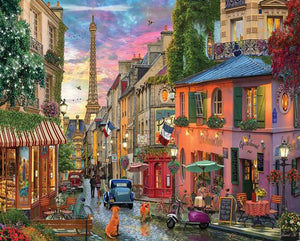Paris Sunset - 1000 Piece Jigsaw Puzzle #1624