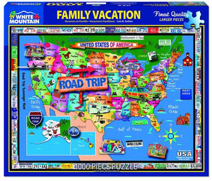 Family Vacation - 1000 Piece Jigsaw Puzzle (1433)