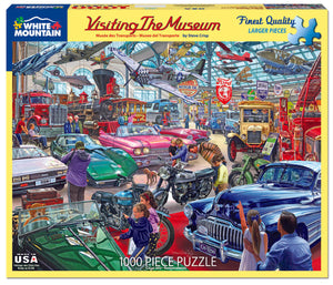 Visiting the Museum - 1000 Piece Jigsaw Puzzle #1723