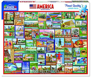 America - 1000 Piece Jigsaw Puzzle 1434