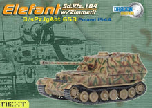Load image into Gallery viewer, Elefant w/Zimmerit, 3/s.Pz.Jg.Abt.653, Poland 1944 1/72 By Dragon