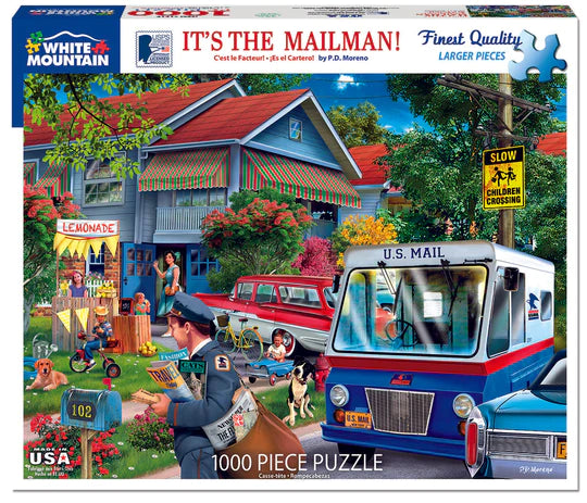 It's the Mailman - 1000 Piece Jigsaw Puzzle - 1717