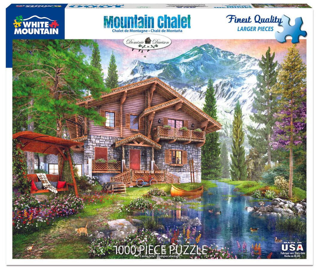 Mountain Chalet - 1000 Piece Jigsaw Puzzle #1743