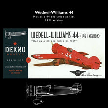 Load image into Gallery viewer, WEDELL-WILLIAMS 44 (1931 VERSION) 1/72