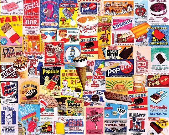 Ice Cream Bars - 1000 Piece Jigsaw Puzzle #1343