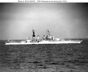 USS Tennessee BB-43 1941 1/700