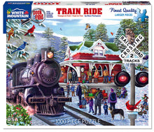 Load image into Gallery viewer, Train Ride - Seek &amp; Find - 1000 Piece Jigsaw Puzzle - 1710