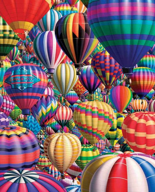 Hot Air Balloons - 1000 Piece Jigsaw Puzzle, (331)