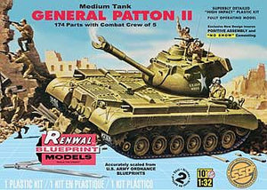 M47 Patton Tank Renwal Blueprint Models /SSP  1/32
