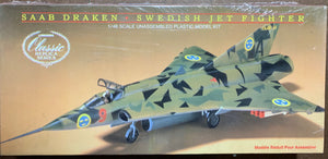 Saab Draken Swedish Jet Fighter  1/48  1986 Issue