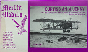 Curtiss JN-4 Jenny  1/72 by Merlin Models