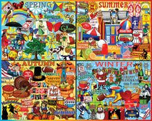Load image into Gallery viewer, Seasons Calendar - 1000 Piece Jigsaw Puzzle - 1734