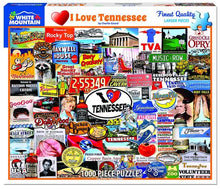 Load image into Gallery viewer, I Love Tennessee - 1000 Piece Jigsaw Puzzle, (1466)