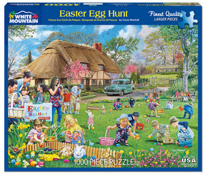 Easter Egg Hunt - 1000 Piece Jigsaw Puzzle #1701