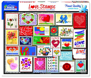 Love Stamps - 1000 Piece Jigsaw Puzzle, (1510)