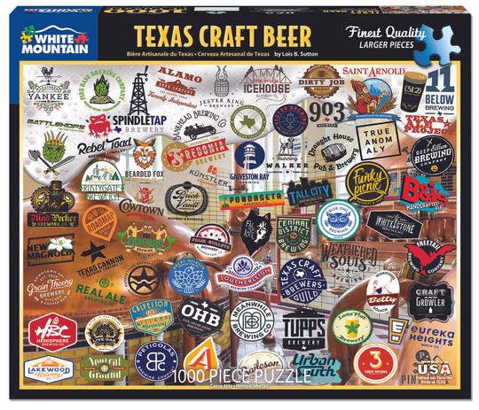 Texas Craft Beer - 1000 Piece Jigsaw Puzzle #1656