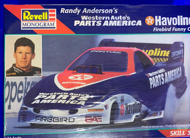 Randy Anderson's Western Auto's Parts America Firebird Funny Car Havoline 1/24