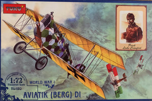 Aviatik (Berg) D.I 'Frank Linke-Crawford'  1/72  	1999 Initial Release