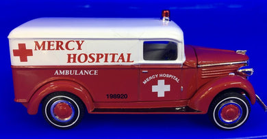 GMC 1937  Mercy Hospital Ambulance  1/43 Scale