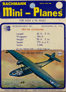 Bachmann Mini Planes #44 PBY-5A Catalina  1/340  scale